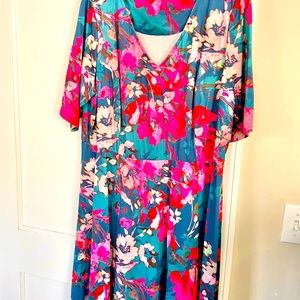 Triste Floral Dress Fit and Flare 3x
